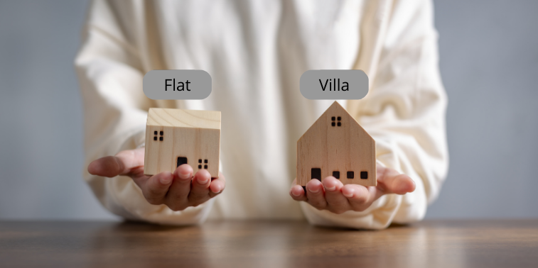 Buying a villa vs. flat which is the best option to buy